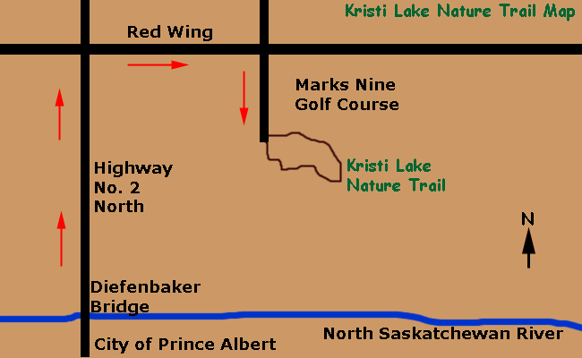 Map - Directions to Kristi Lake